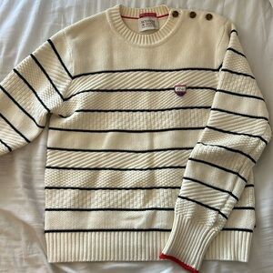 Scotch and soda girls striped designer sweater